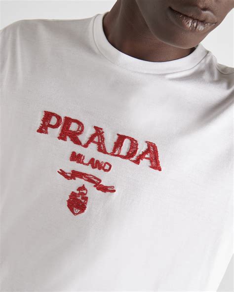 prada sale t shirt|Prada outlet online sale.